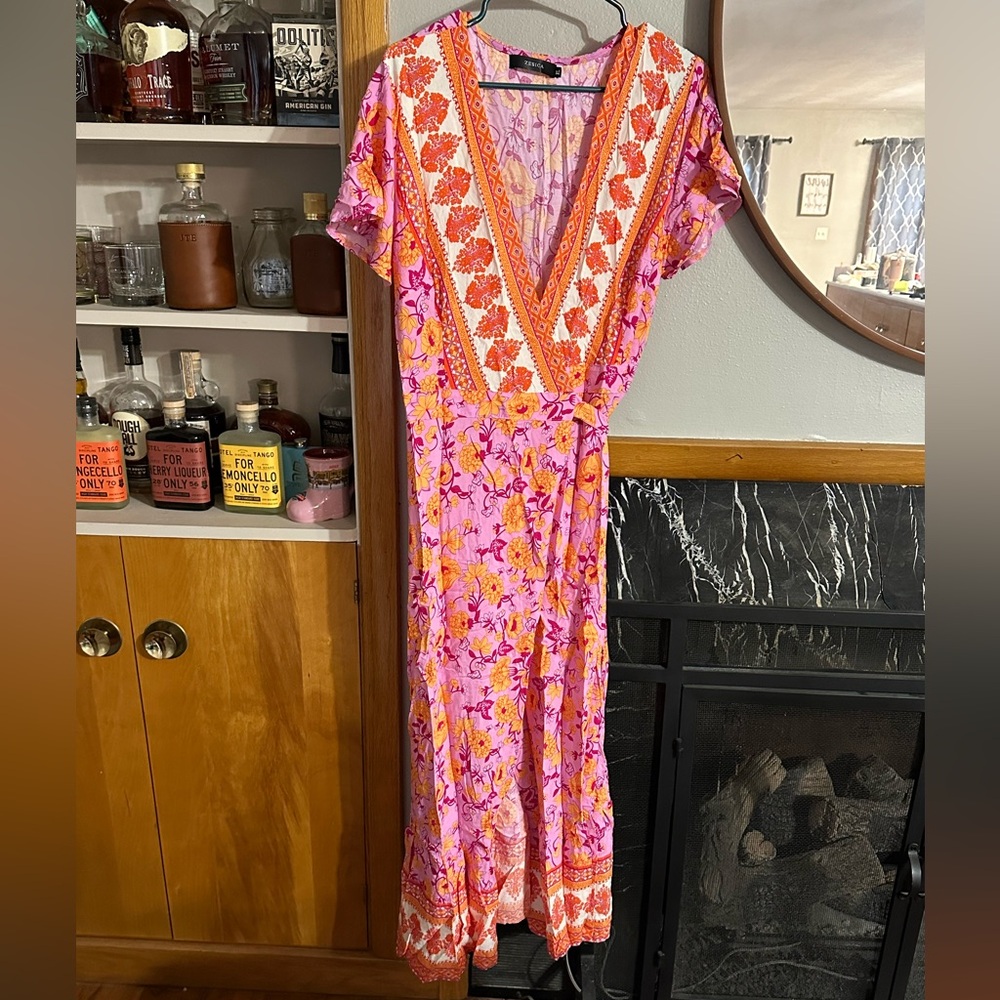 Zesica Maxi Wrap Dress